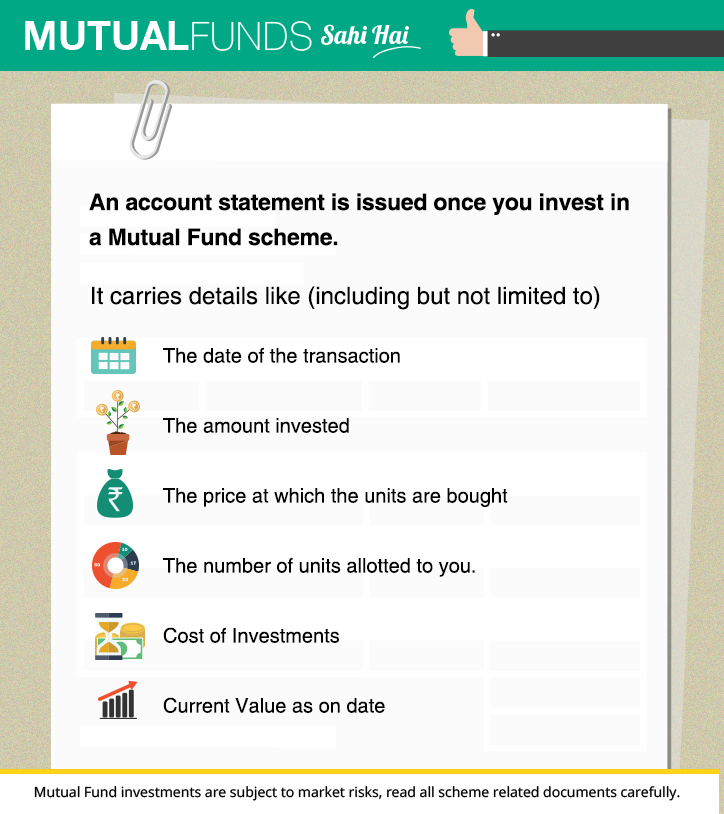 Mutual fund documents proof